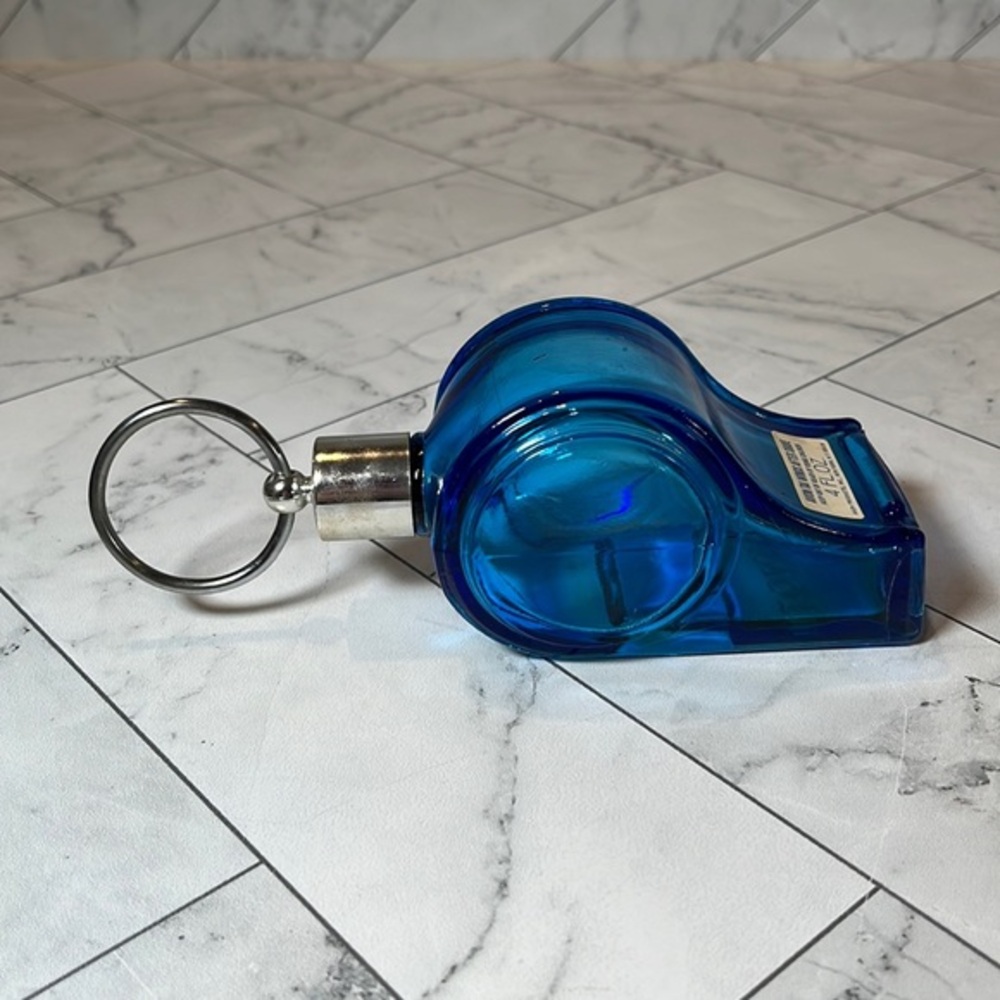 Vintage Retro Avon Decanter Blue Whistle TAI WINDS Aftershave